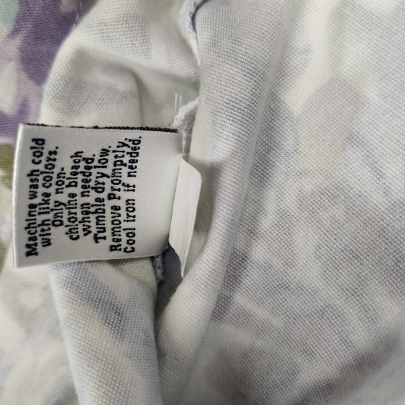 CROFT & Barrow Floral Print Denim Jacket Size M, w/Stretch, excellent conditio - Picture 12 of 12